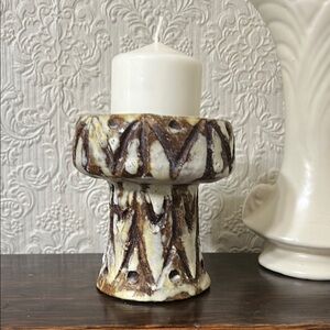 MCM chalice cup style candle holder.